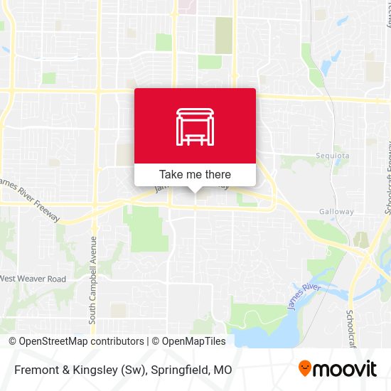 Mapa de Fremont & Kingsley (Sw)