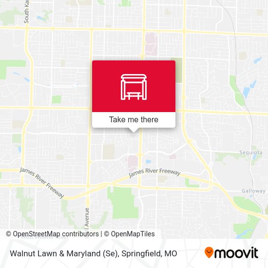 Mapa de Walnut Lawn & Maryland (Se)