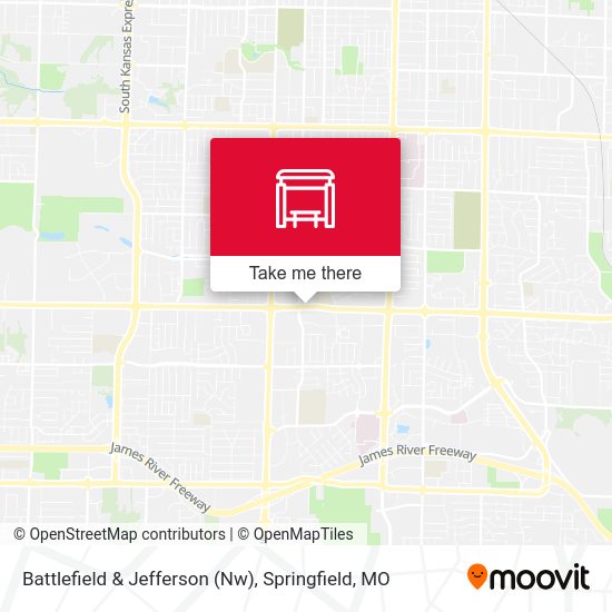 Mapa de Battlefield & Jefferson (Nw)