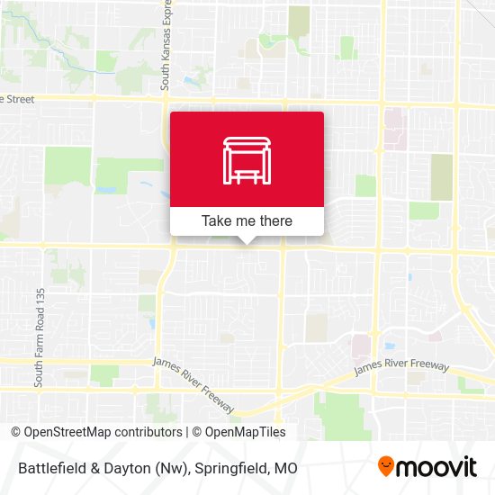 Battlefield & Dayton (Nw) map