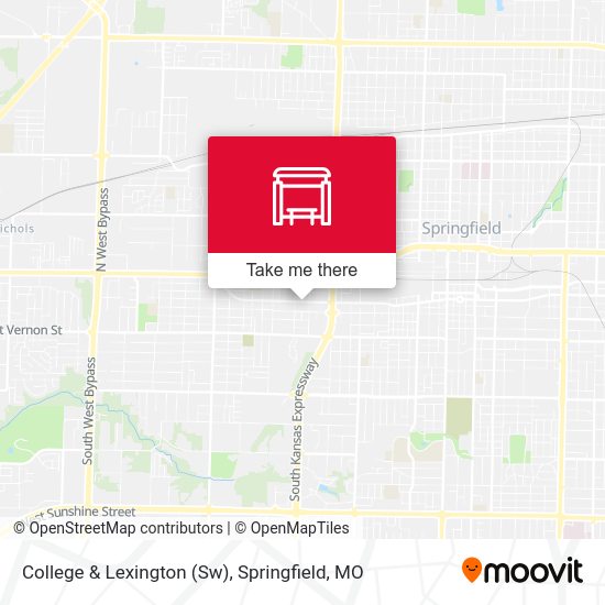 College & Lexington (Sw) map