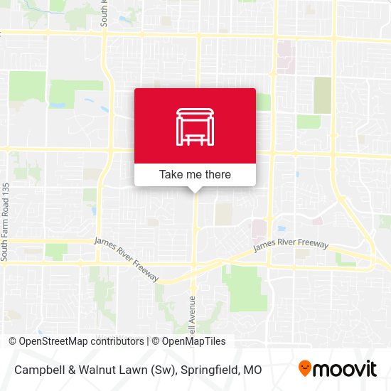 Campbell & Walnut Lawn (Sw) map