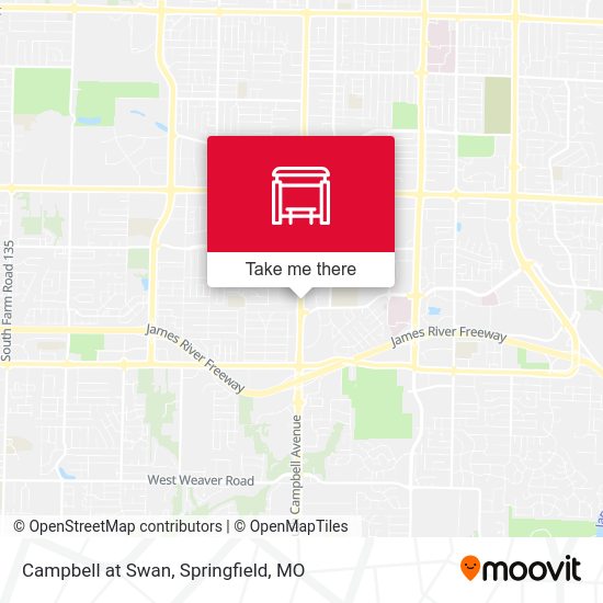 Campbell at Swan map