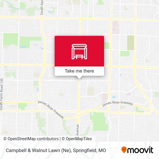 Campbell & Walnut Lawn (Ne) map