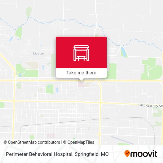 Perimeter Behavioral Hospital map