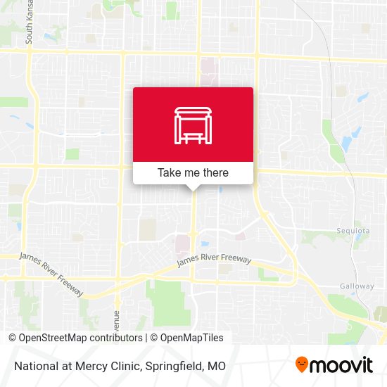 Mapa de National at Mercy Clinic