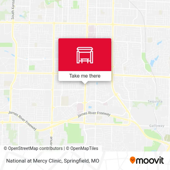 National at Mercy Clinic map