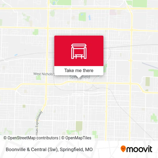 Boonville & Central (Sw) map