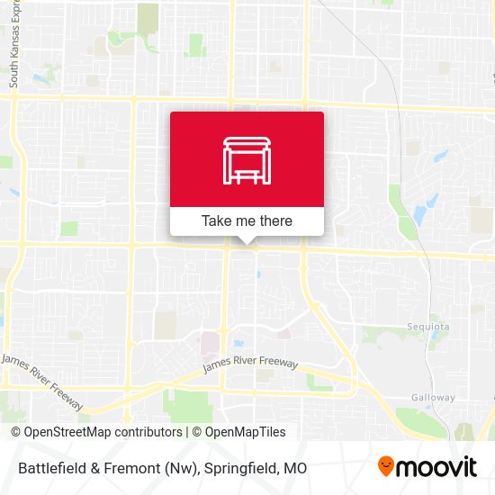Battlefield & Fremont (Nw) map