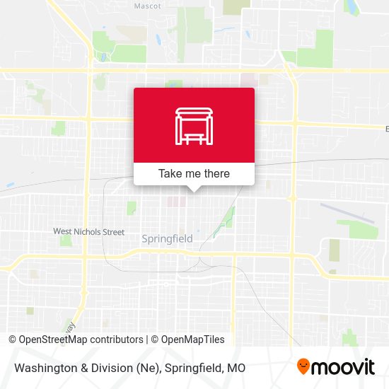 Washington & Division (Ne) map