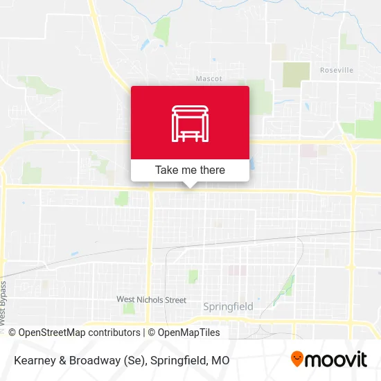 Kearney & Broadway (Se) map