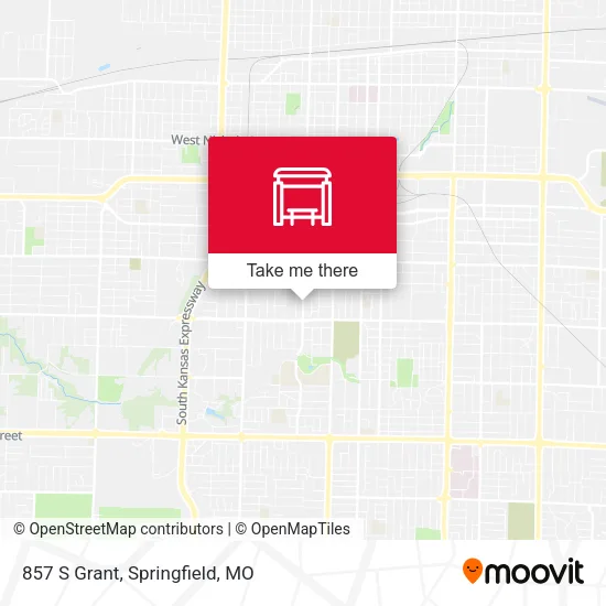 857 S Grant map