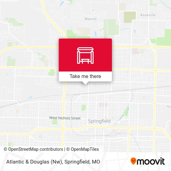 Mapa de Atlantic & Douglas (Nw)