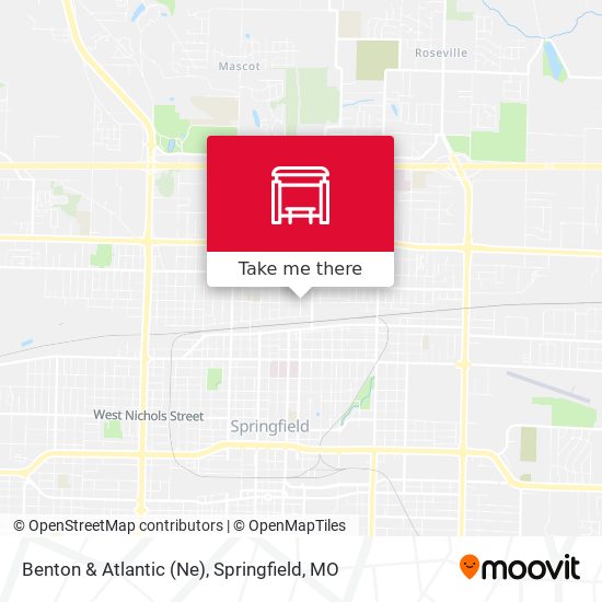 Benton & Atlantic (Ne) map