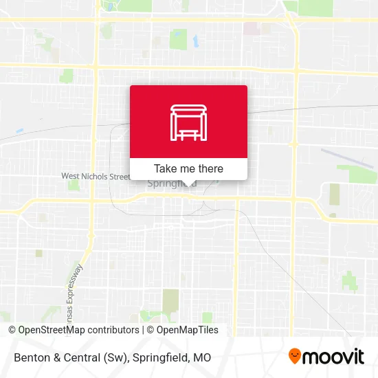 Mapa de Benton & Central (Sw)