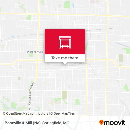 Boonville & Mill (Ne) map