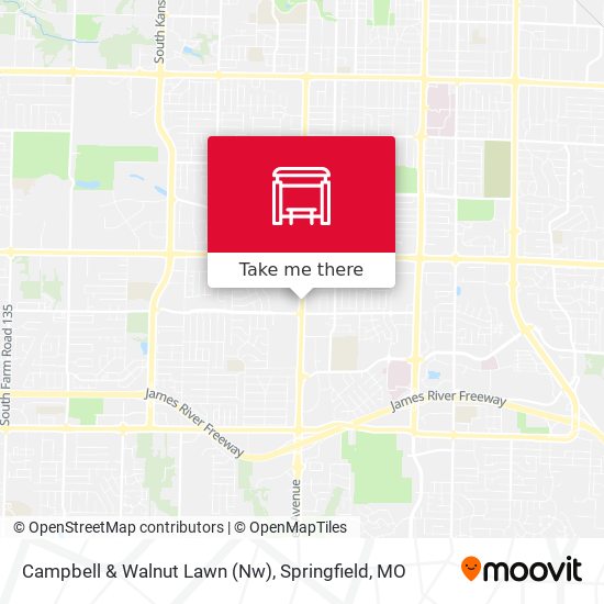 Campbell & Walnut Lawn (Nw) map