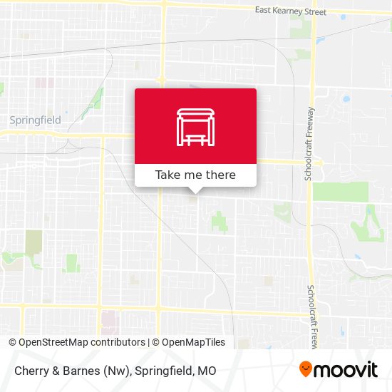 Cherry & Barnes (Nw) map