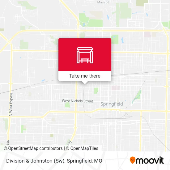 Mapa de Division & Johnston (Sw)
