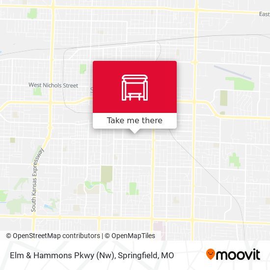 Elm & Hammons Pkwy (Nw) map