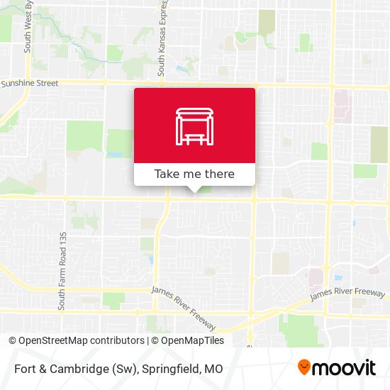 Fort & Cambridge (Sw) map