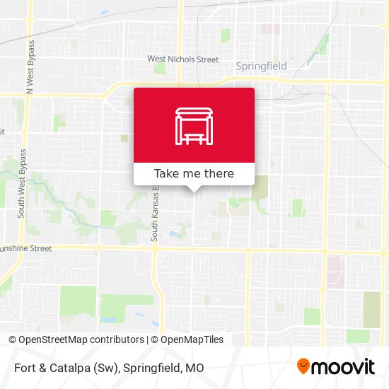 Fort & Catalpa (Sw) map