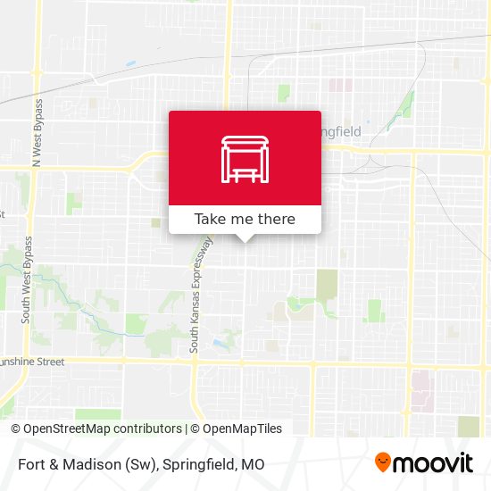 Mapa de Fort & Madison (Sw)