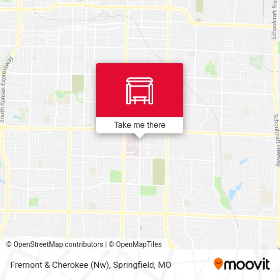 Mapa de Fremont & Cherokee (Nw)
