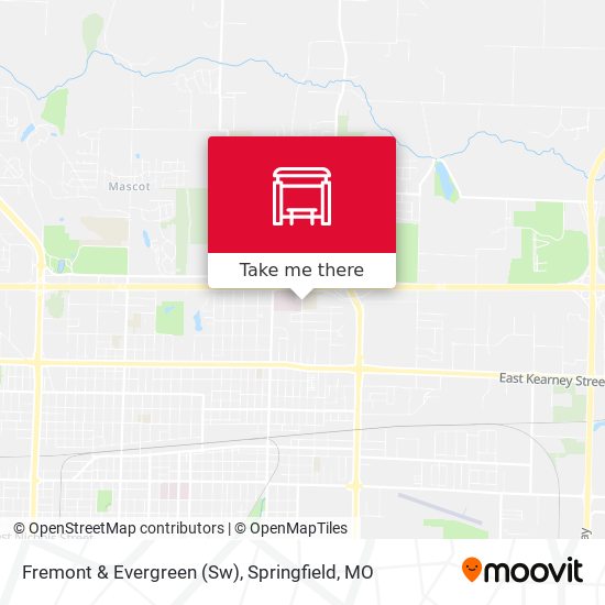 Mapa de Fremont & Evergreen (Sw)