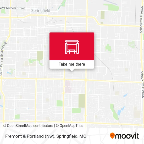 Mapa de Fremont & Portland (Nw)