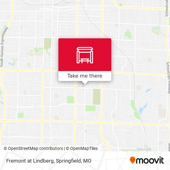 Fremont at Lindberg map