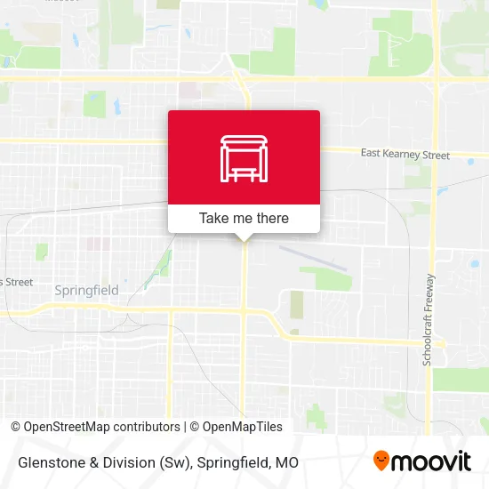 Mapa de Glenstone & Division (Sw)