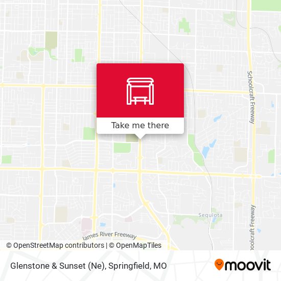 Glenstone & Sunset (Ne) map