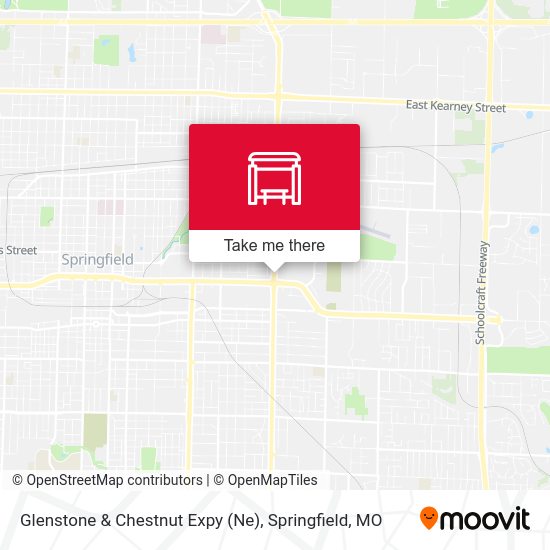 Glenstone & Chestnut Expy (Ne) map