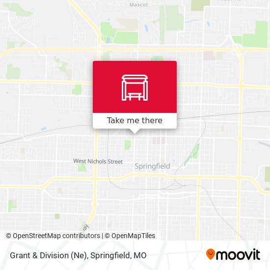 Grant & Division (Ne) map