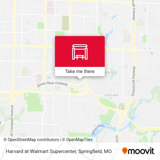 Mapa de Harvard at Walmart Supercenter
