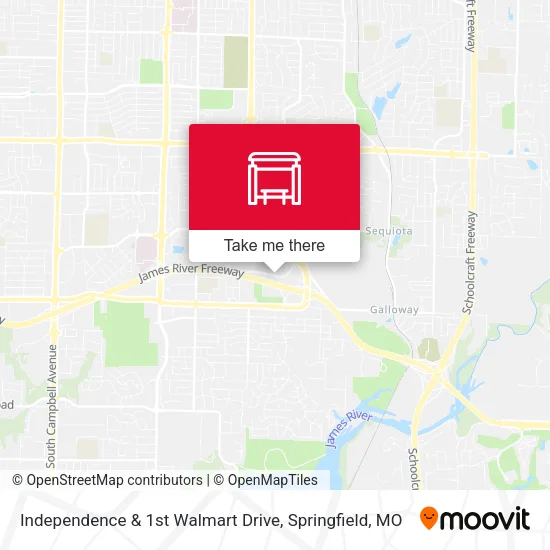 Mapa de Independence & 1st Walmart Drive