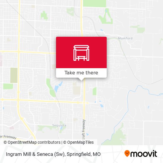 Ingram Mill & Seneca (Sw) map