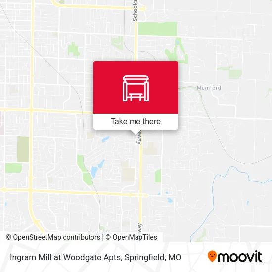 Mapa de Ingram Mill at Woodgate Apts