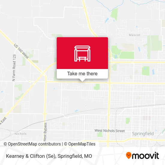 Kearney & Clifton (Se) map