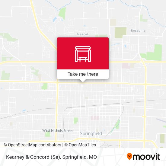 Mapa de Kearney & Concord (Se)