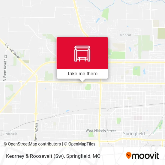 Kearney & Roosevelt (Sw) map