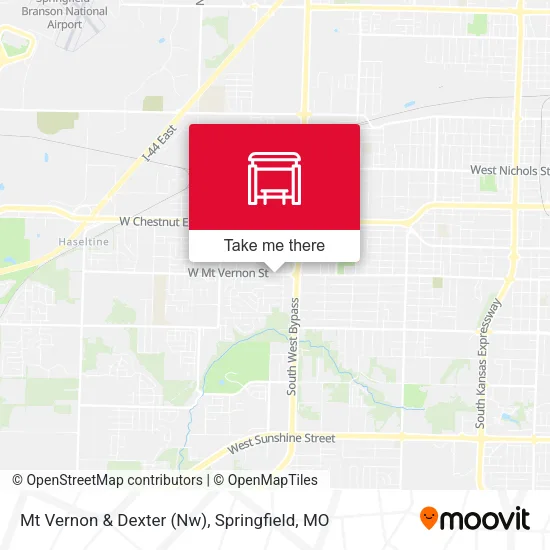 Mapa de Mt Vernon & Dexter (Nw)