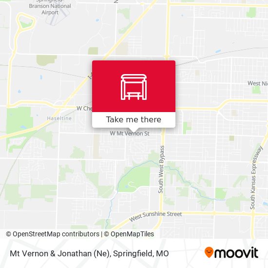 Mt Vernon & Jonathan (Ne) map