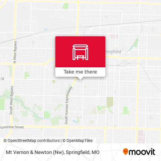 Mt Vernon & Newton (Nw) map