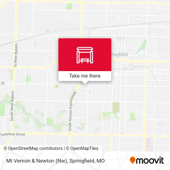 Mapa de Mt Vernon & Newton (Nw)