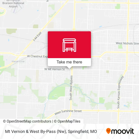 Mapa de Mt Vernon & West By-Pass (Nw)