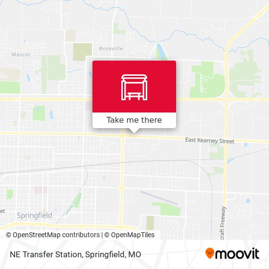 NE Transfer Station map