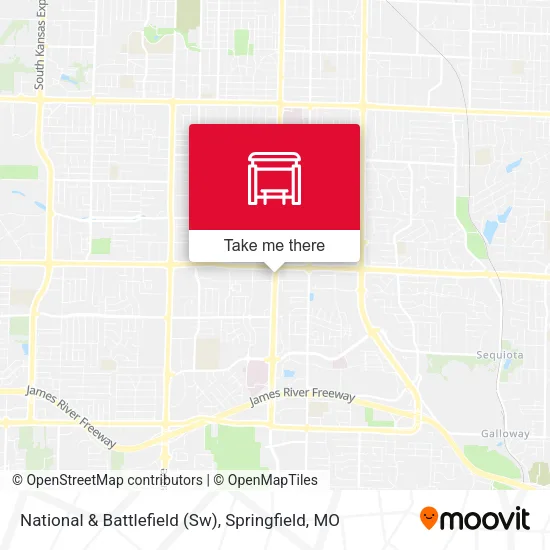 Mapa de National & Battlefield (Sw)
