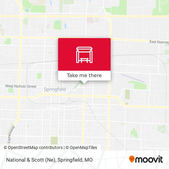 National & Scott (Ne) map